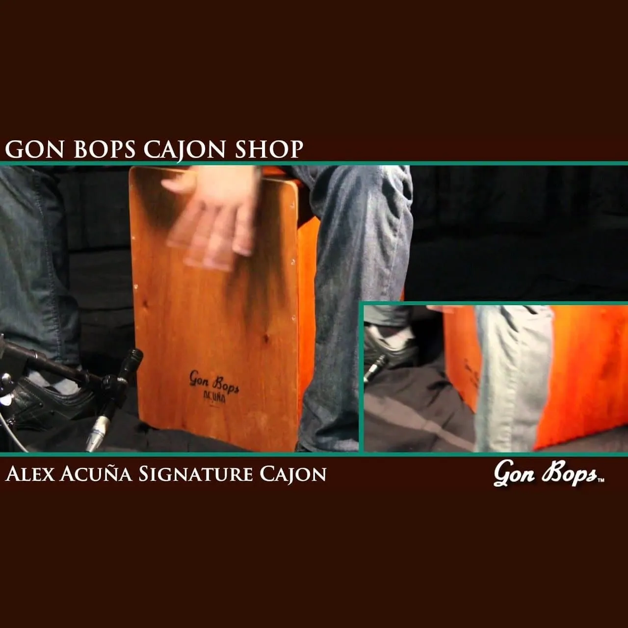 Gon Bops Alex Acuna Cajon w/Gig Bag