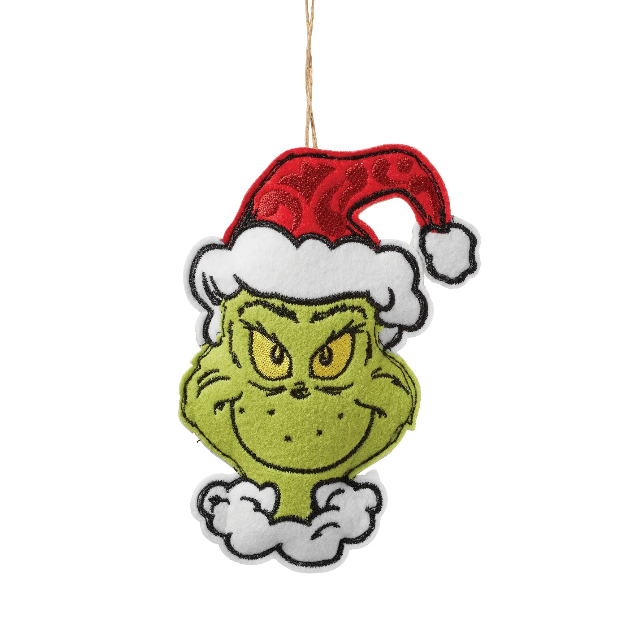 Grinch Naughty/Nice Felt Orn