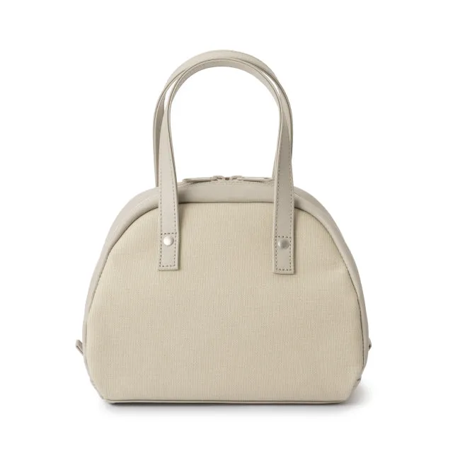 Handbag - Bowling Bag Design / Beige -