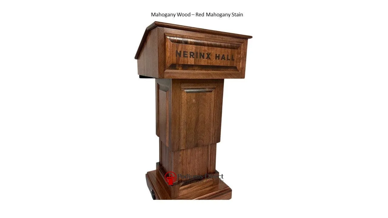 Handcrafted Solid Hardwood Lectern CLR235-LIFT Counselor Lift - FREE SHIPPING!