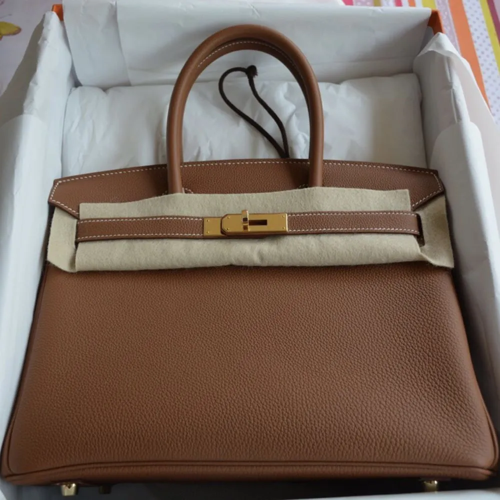 Hermès Birkin 30 Gold Togo Gold Hardware GHW