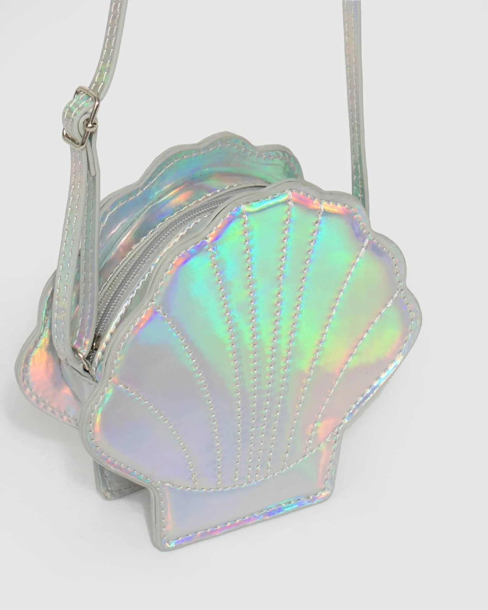 Holographic Kids Shell Crossbody Bag