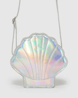 Holographic Kids Shell Crossbody Bag