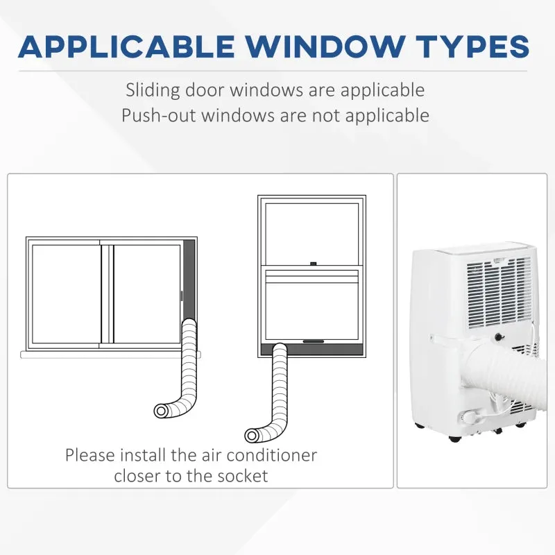 HOMCOM 12000 BTU Air Conditioning Unit 3-in-1 Portable Air Conditioner