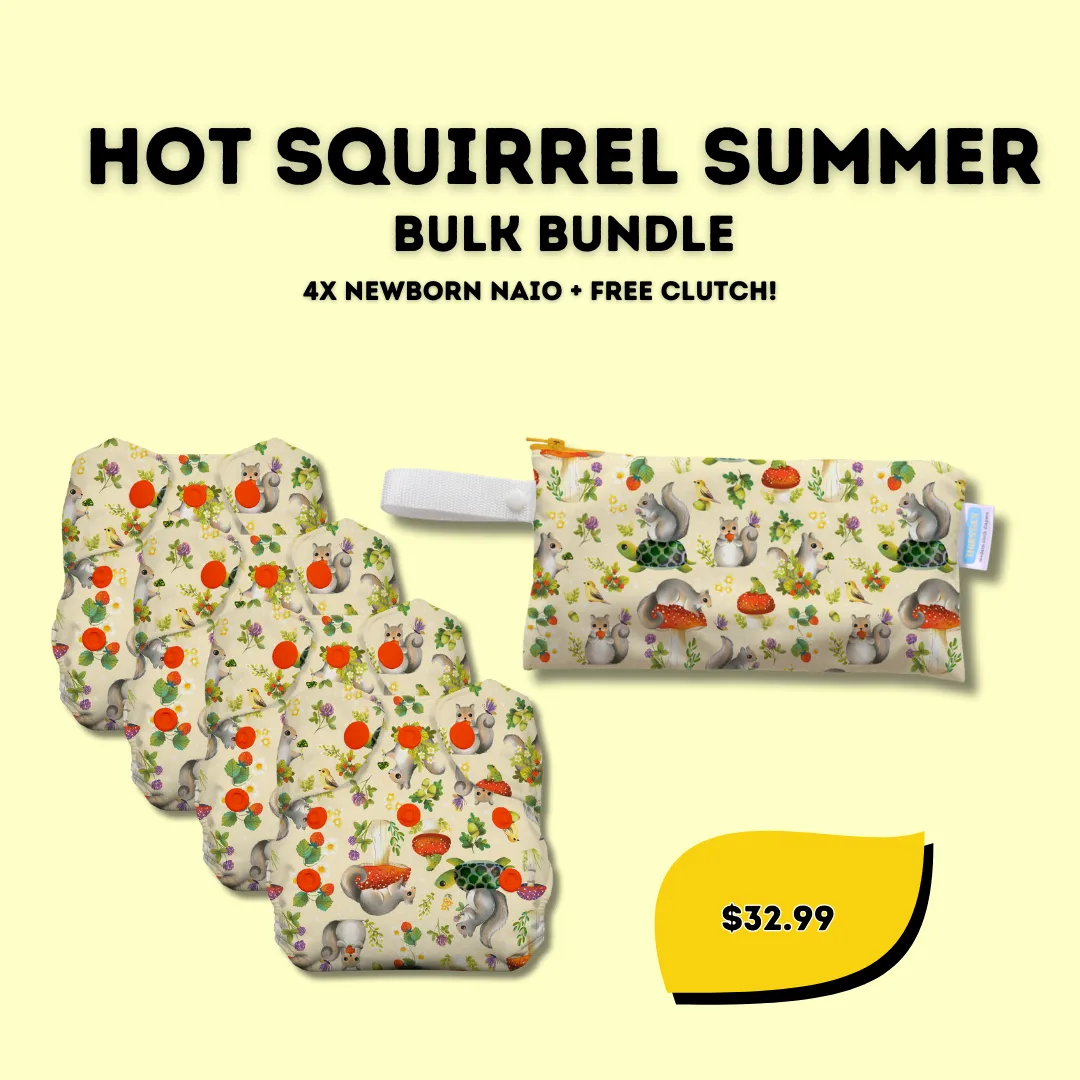 Hot Squirrel Summer Bulk Diaper Bundles