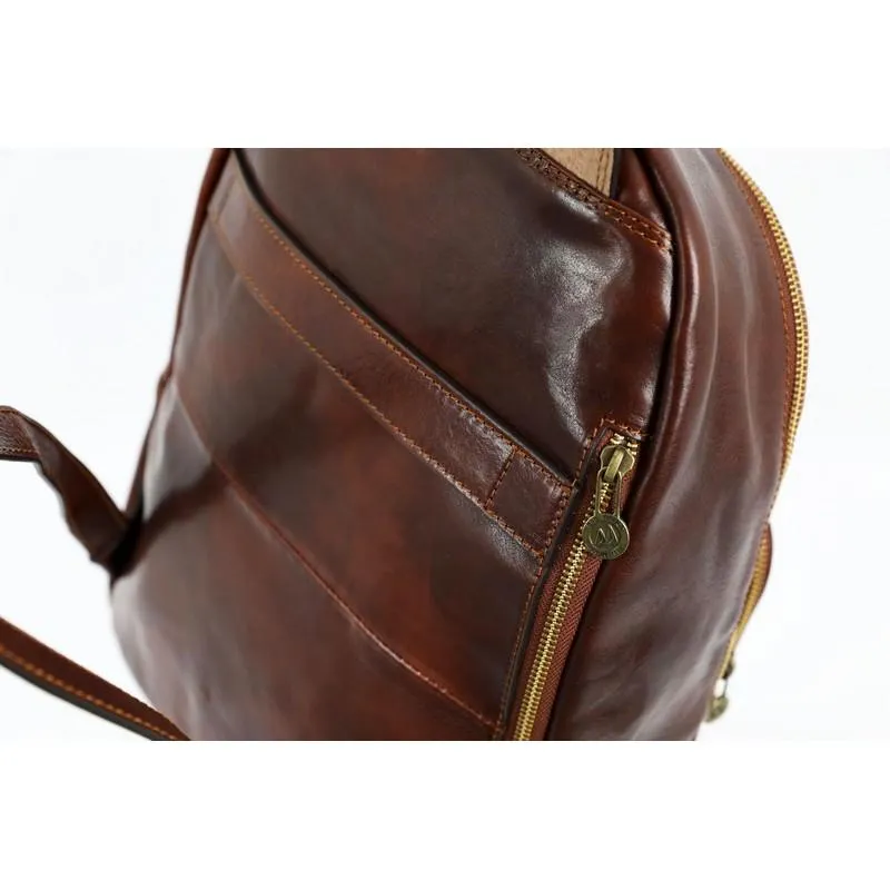 I, Claudius - Brown Leather Backpack