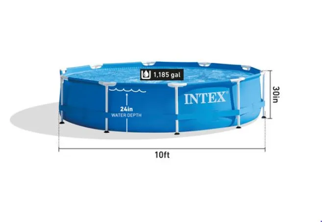 INTEX (28200) Above Ground Swimming Pool 10ft x 2.5ft