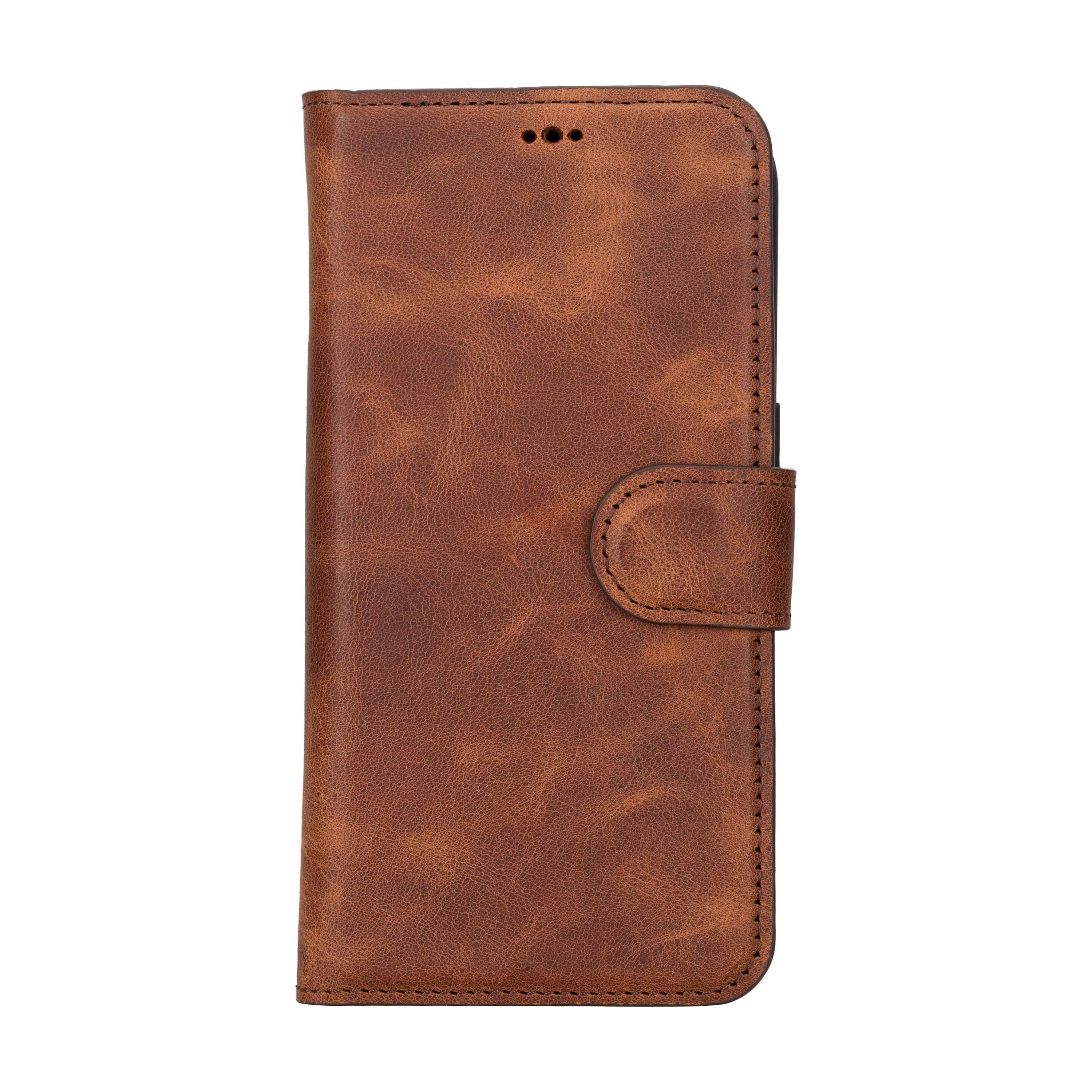 iPhone 15 Pro Leather Wallet Case