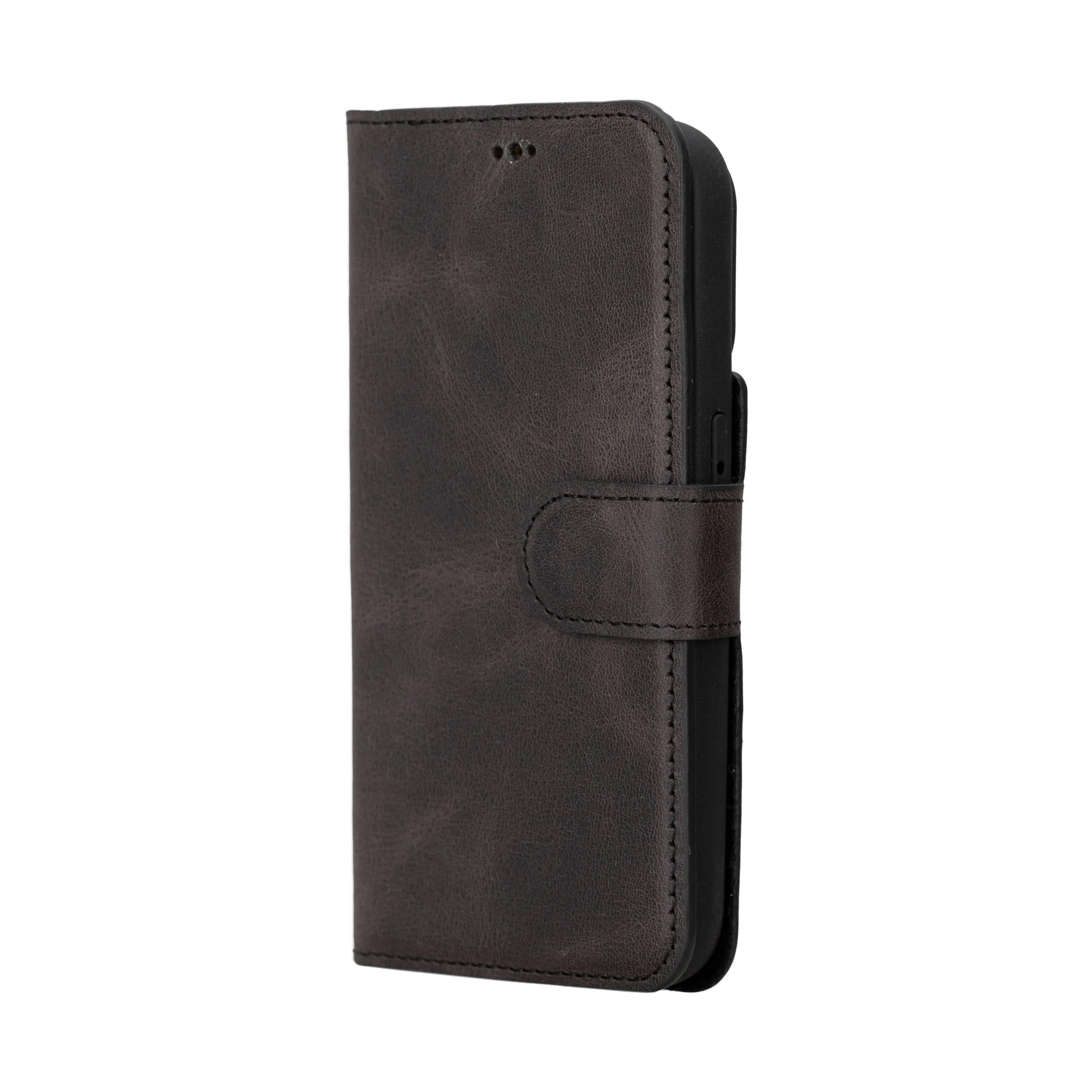 iPhone 15 Pro Leather Wallet Case