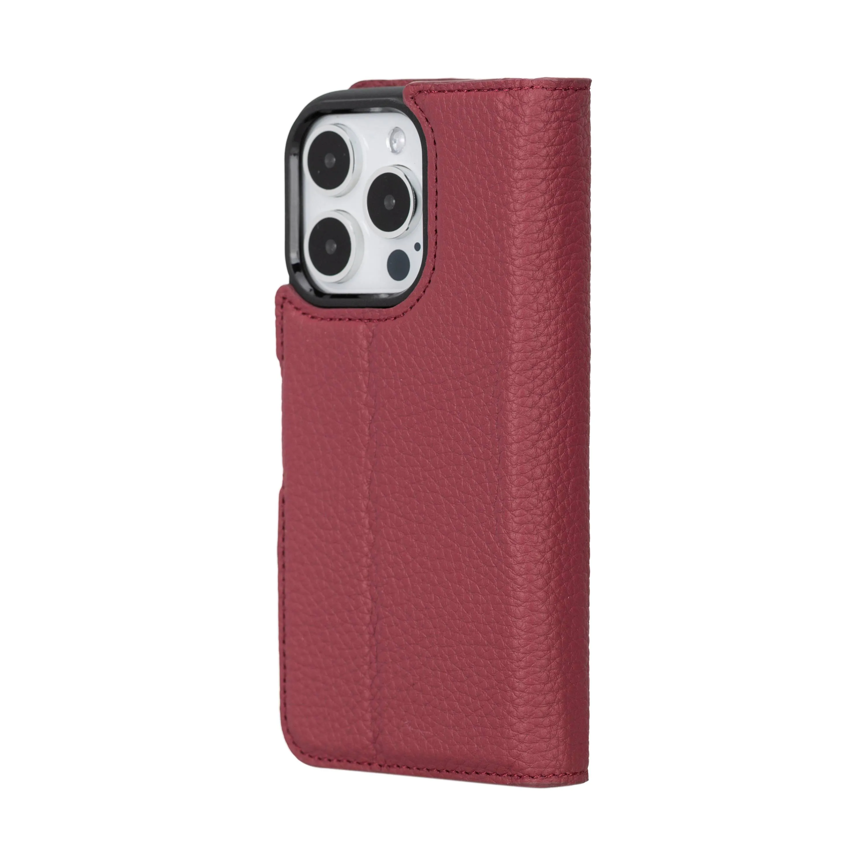 iPhone 15 Pro Leather Wallet Case