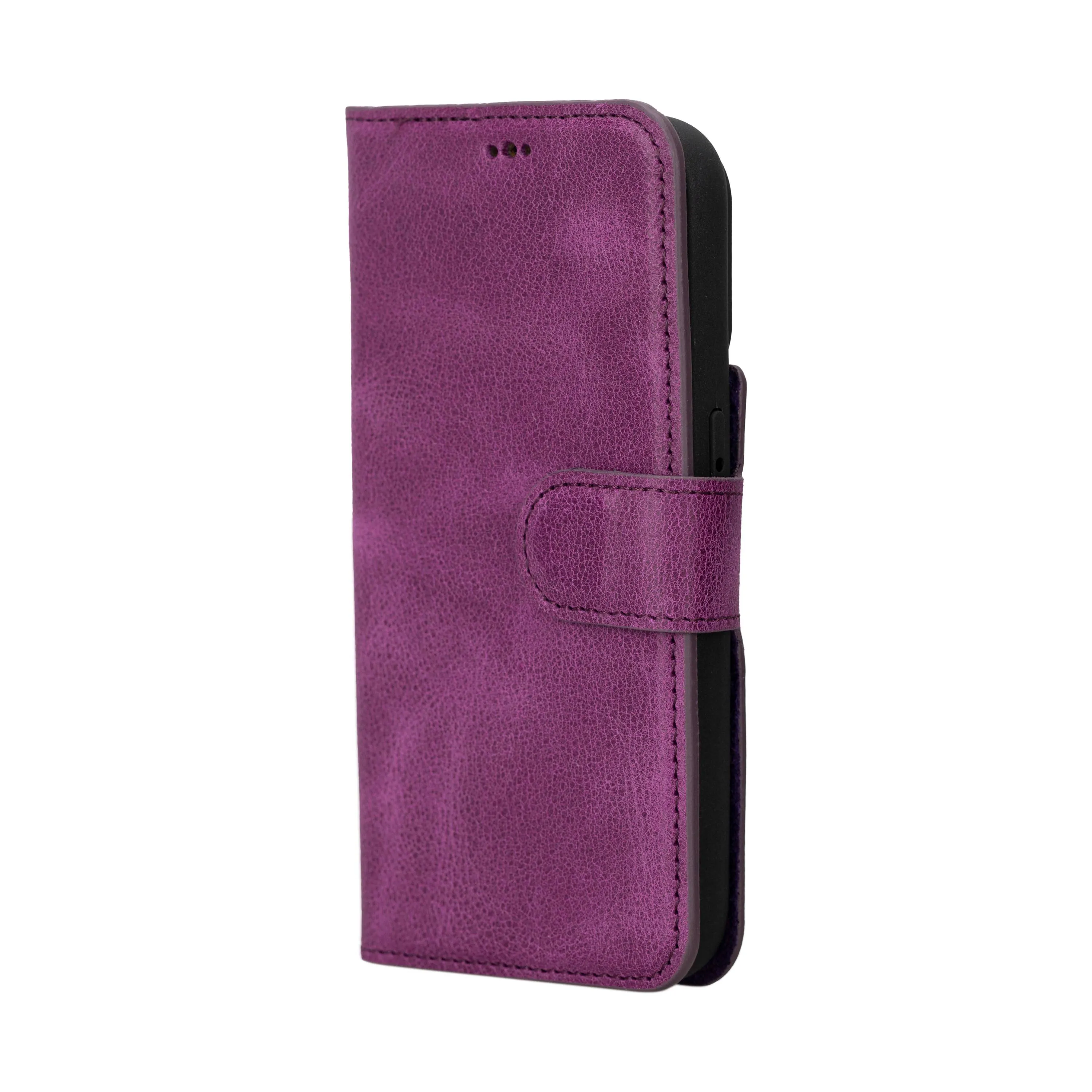 iPhone 15 Pro Leather Wallet Case