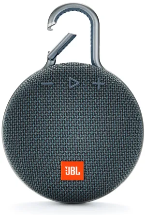 JBL Clip 3 Ocean Blue Portable Bluetooth Speaker - JBLCLIP3BLU