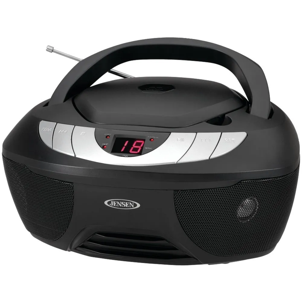 JENSEN CD-475 Portable Stereo CD Player with AM/FM Radio