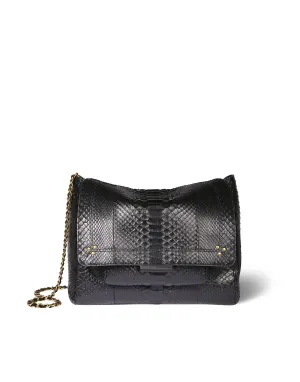 JEROME DREYFUSS - Lulu XL Python - Noir