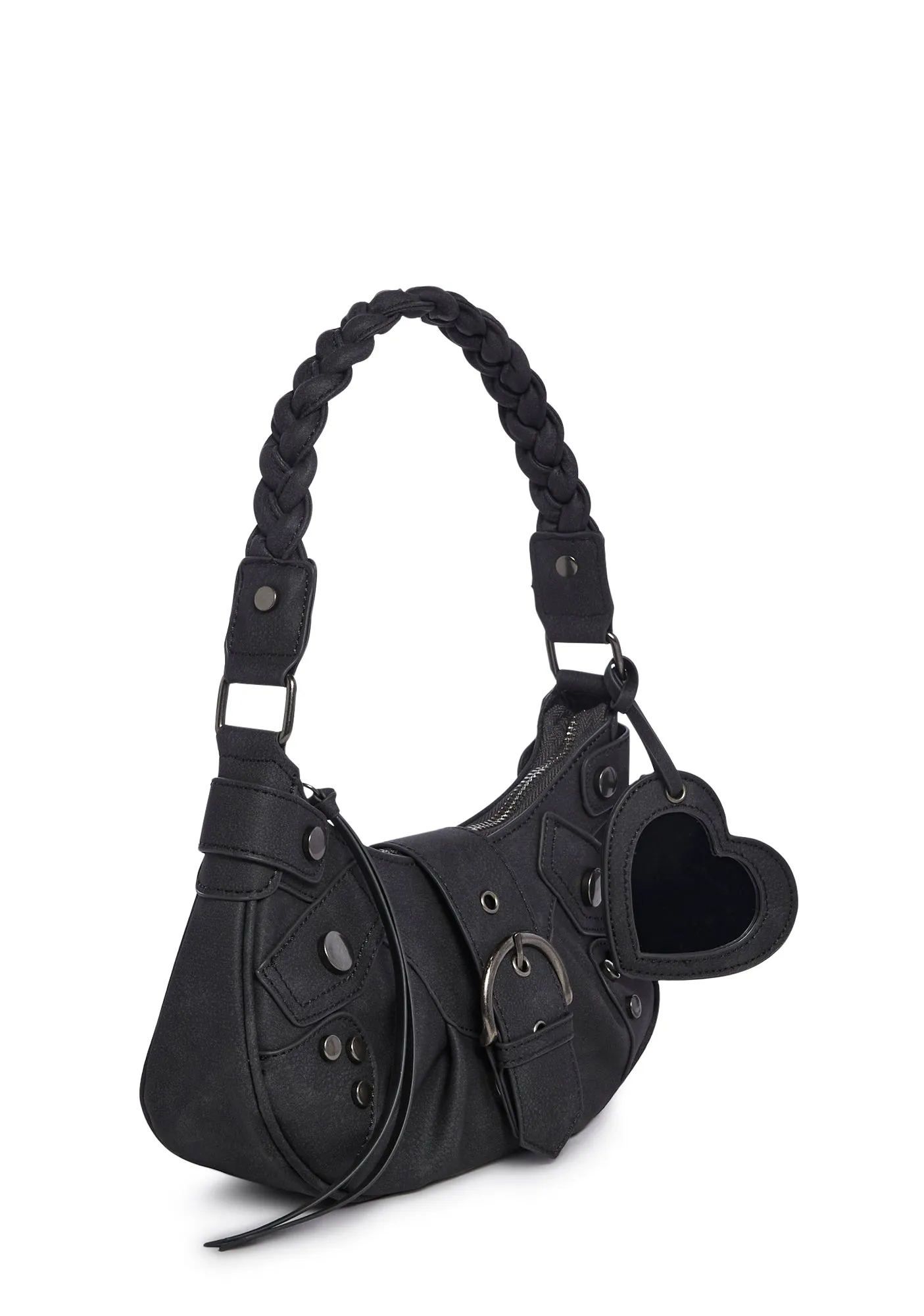 Kiss Shoulder Bag - Black