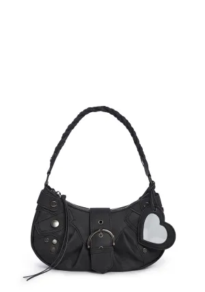 Kiss Shoulder Bag - Black