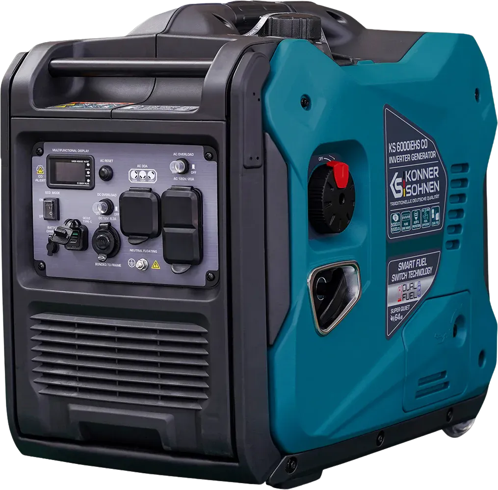 Konner Sohnen KS 6000iES CO 5000W/5500W Generator Gas Inverter with CO Sensor Pure Sine Wave New