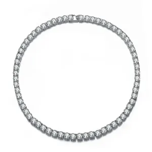 La Scène Eternity Circle Tennis Necklace