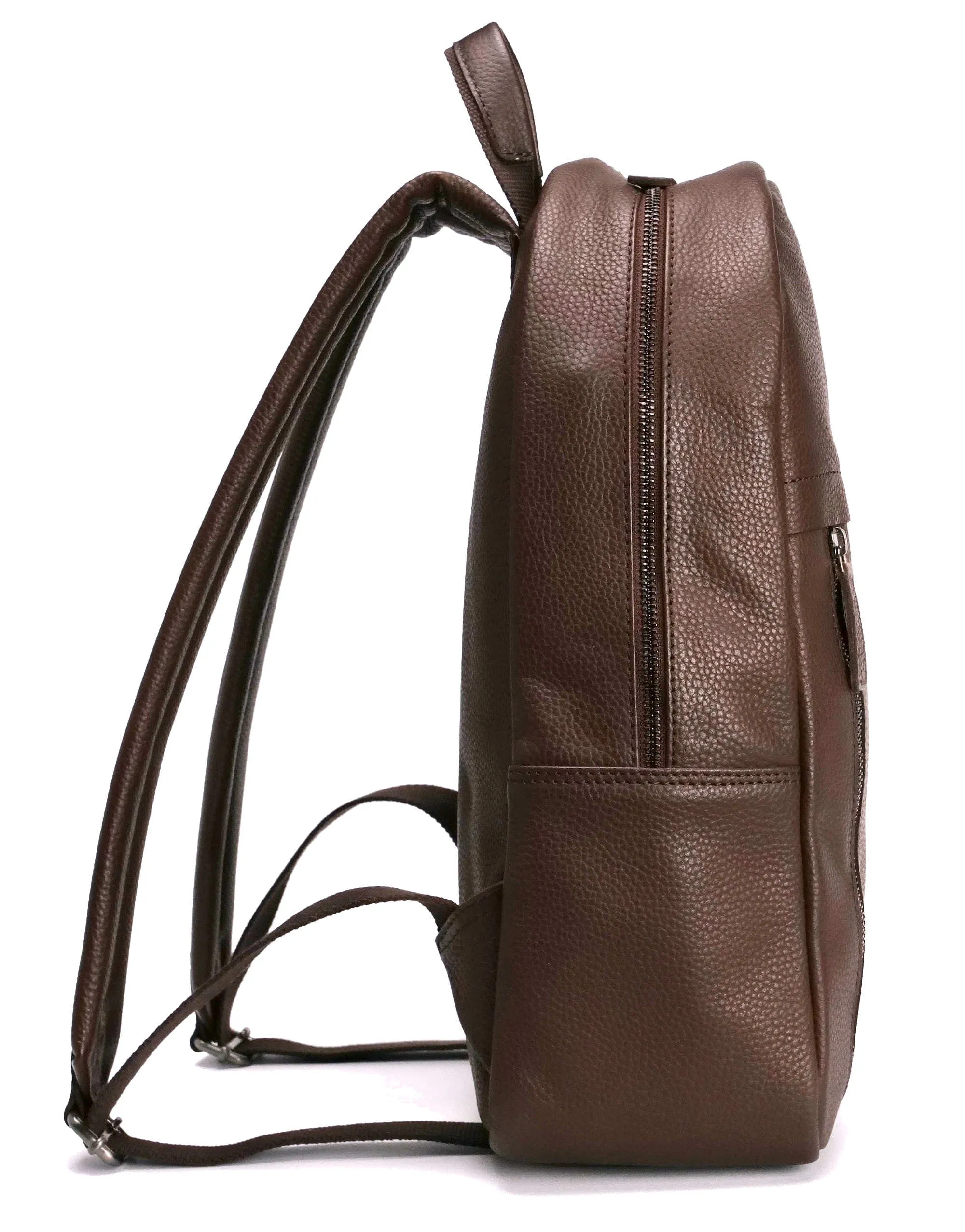 Leather Backpack Brown