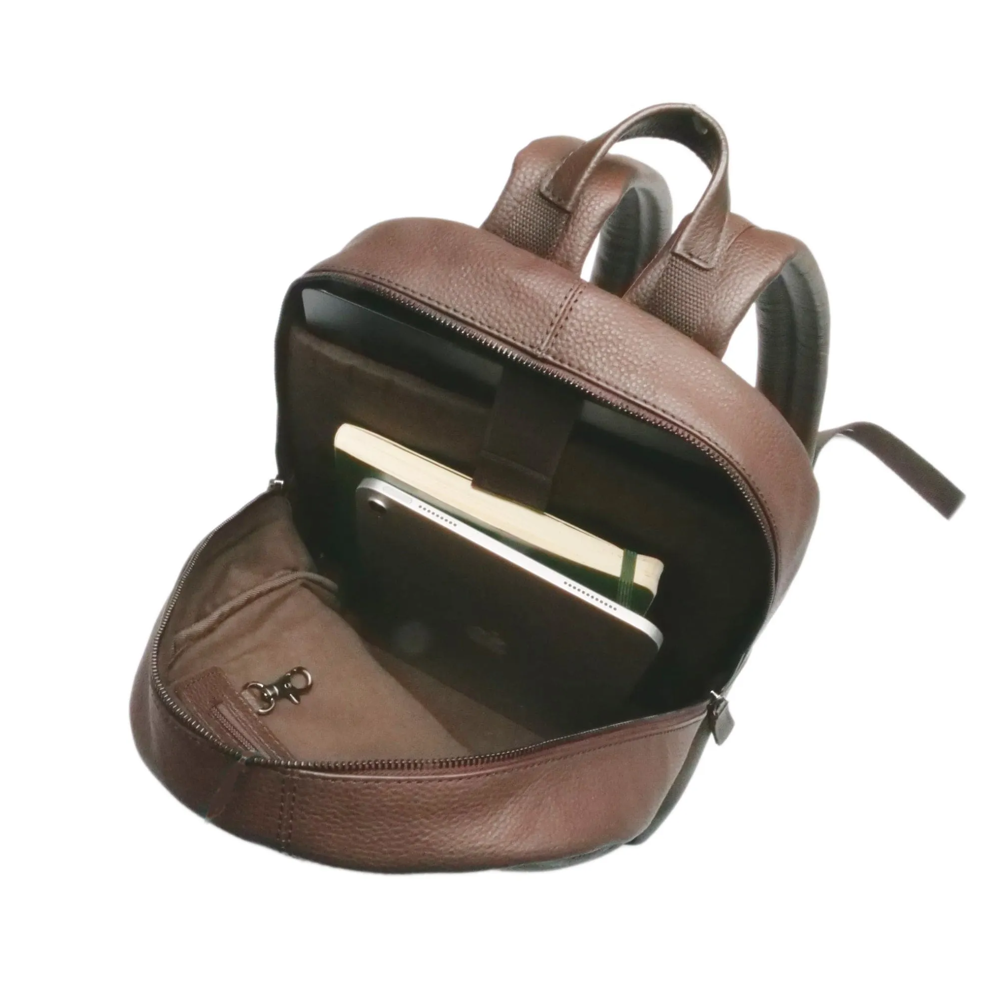 Leather Backpack Brown