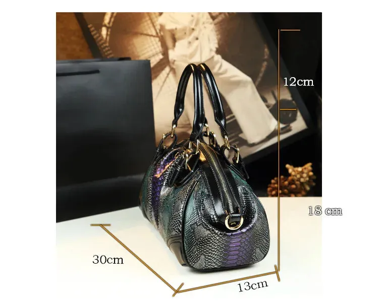 Leather Dumpling Bag with Tassel