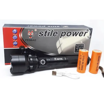 Led High Power Rechargeable Torch Feimao