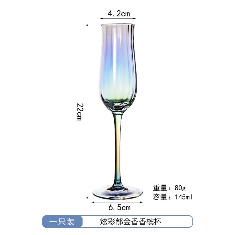 Luxury tulip crystal glass