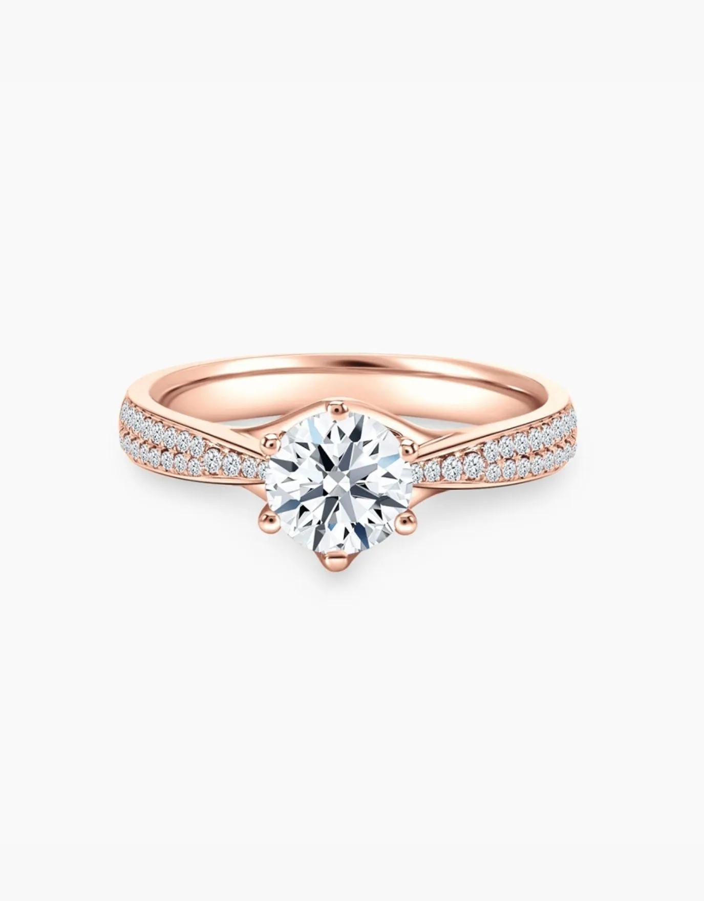 LVC Precieux Endear Diamond Ring in 6 prongs