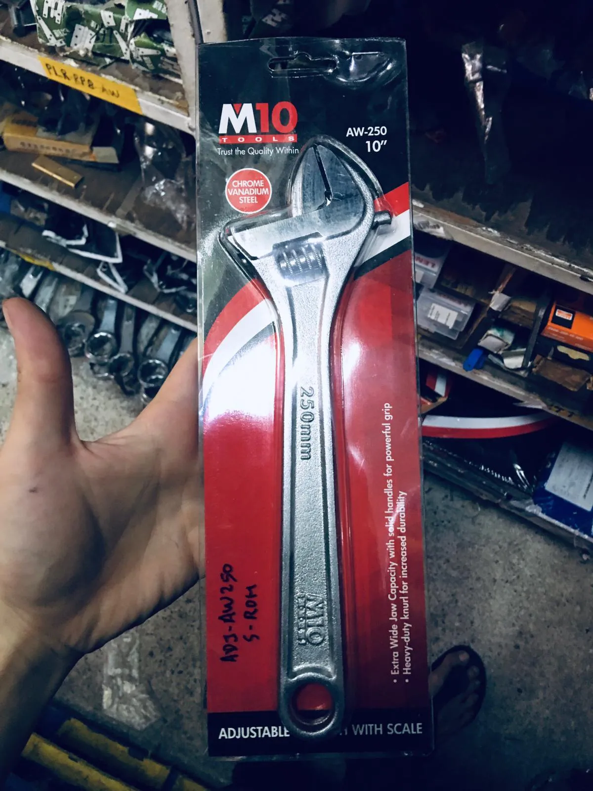 M10 Adjustable Wrench | Sizes : 4" - 24" | Model : ADJ-AW100 to ADJ-AW600