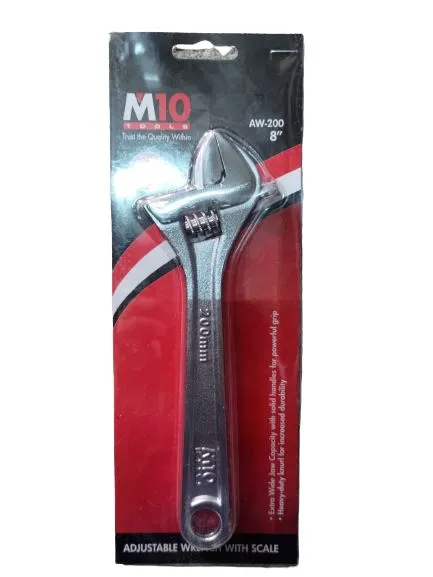 M10 Adjustable Wrench | Sizes : 4" - 24" | Model : ADJ-AW100 to ADJ-AW600