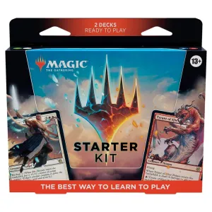 Magic: The Gathering 2023 Starter Kit - Learn to Play with 2 Ready-to-Play Decks   2 Codes to Play Online (2-Player Fantasy Card Game)