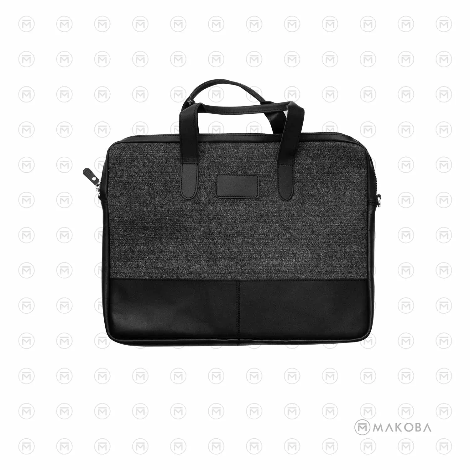 Makoba Felt Super Slim 14" Laptop Bag With Strap, Grey