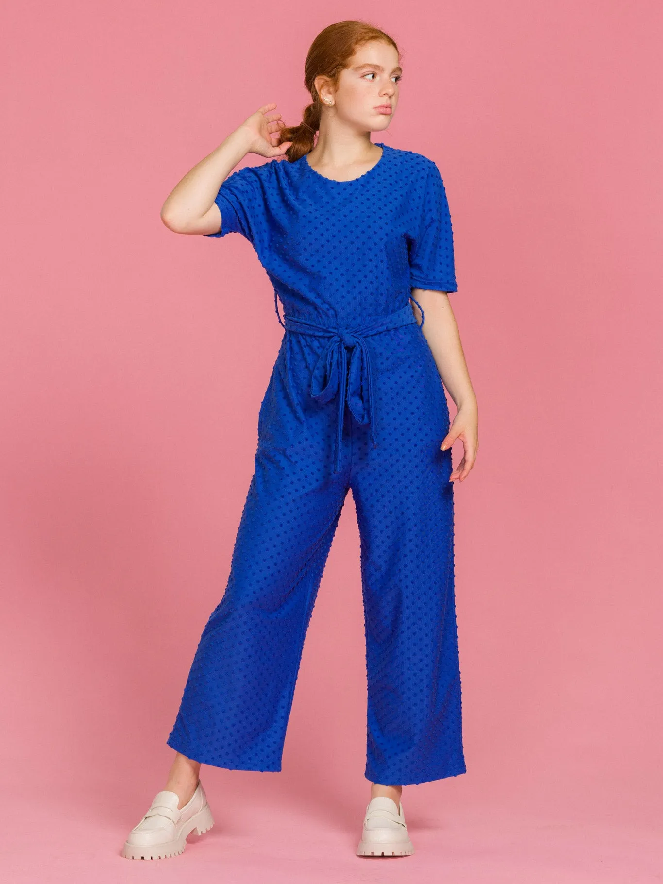 Manuela Jumpsuit Dazzling Blue Dot