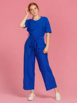 Manuela Jumpsuit Dazzling Blue Dot