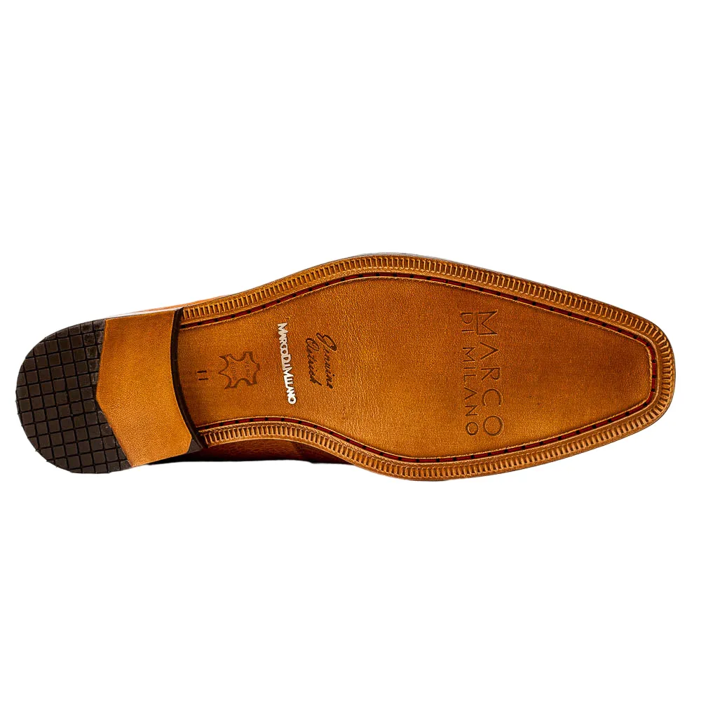 Marco Di Milano Fangio Ostrich Leg Cognac