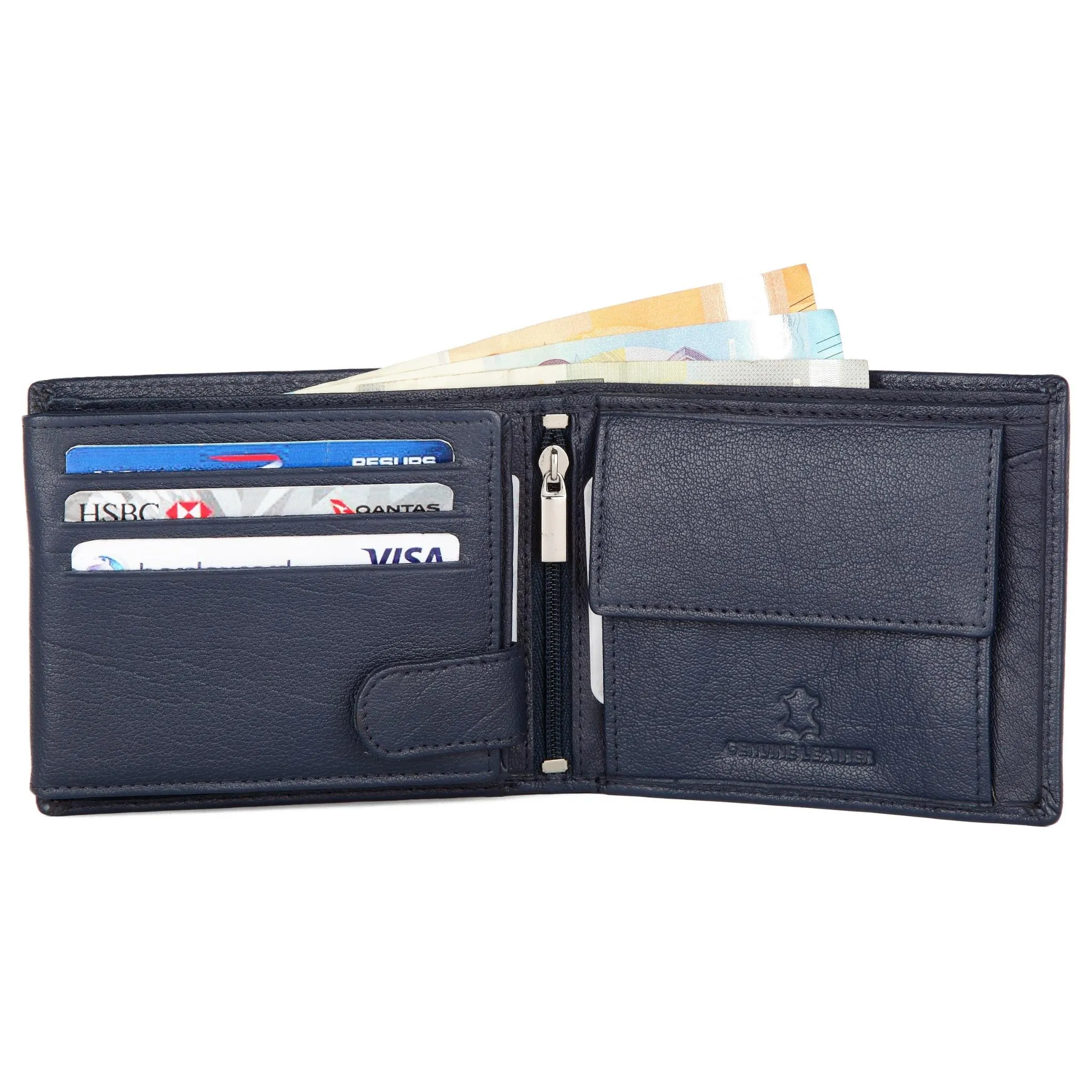 MARCUS RFID Protected Leather Wallet for Men