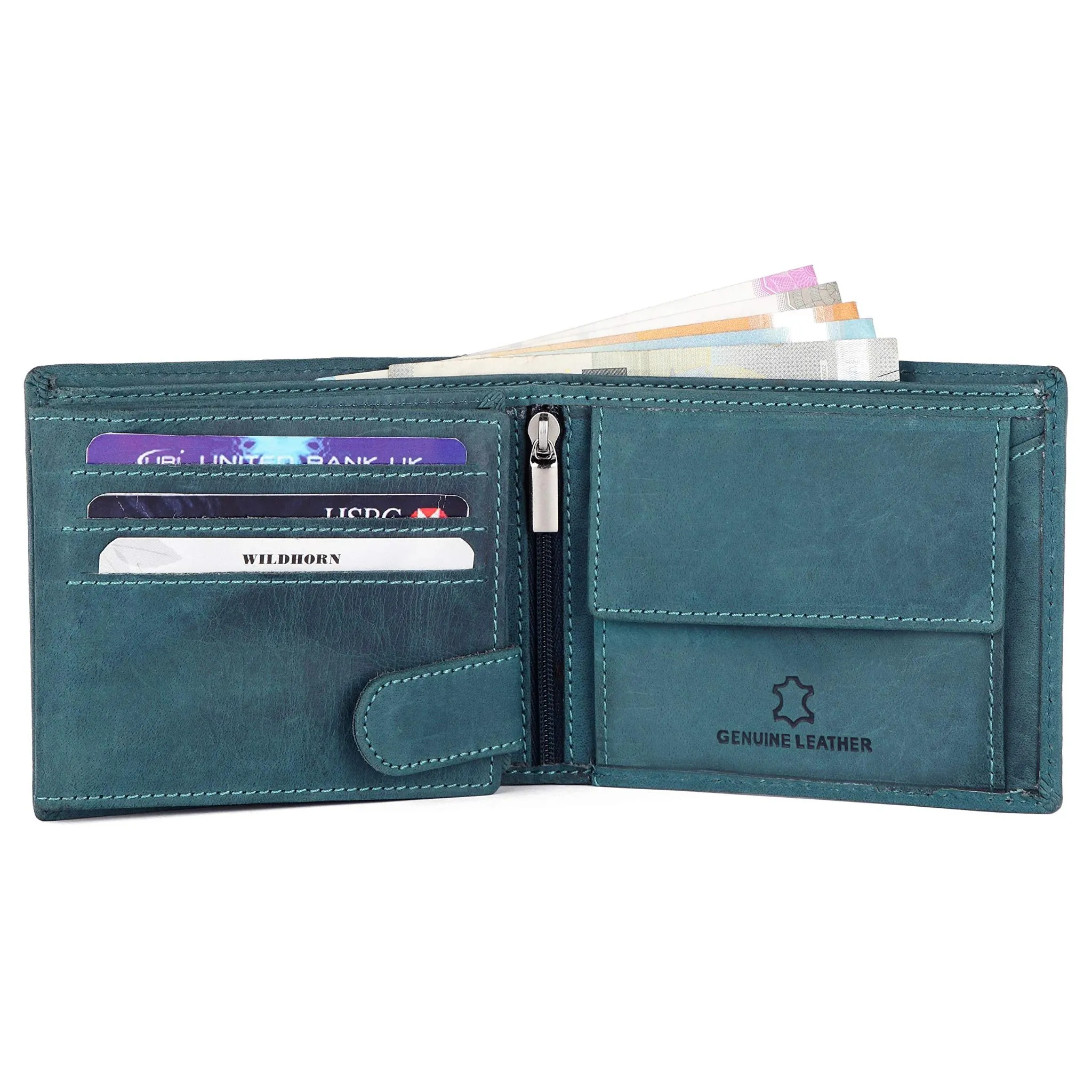 MARCUS RFID Protected Leather Wallet for Men