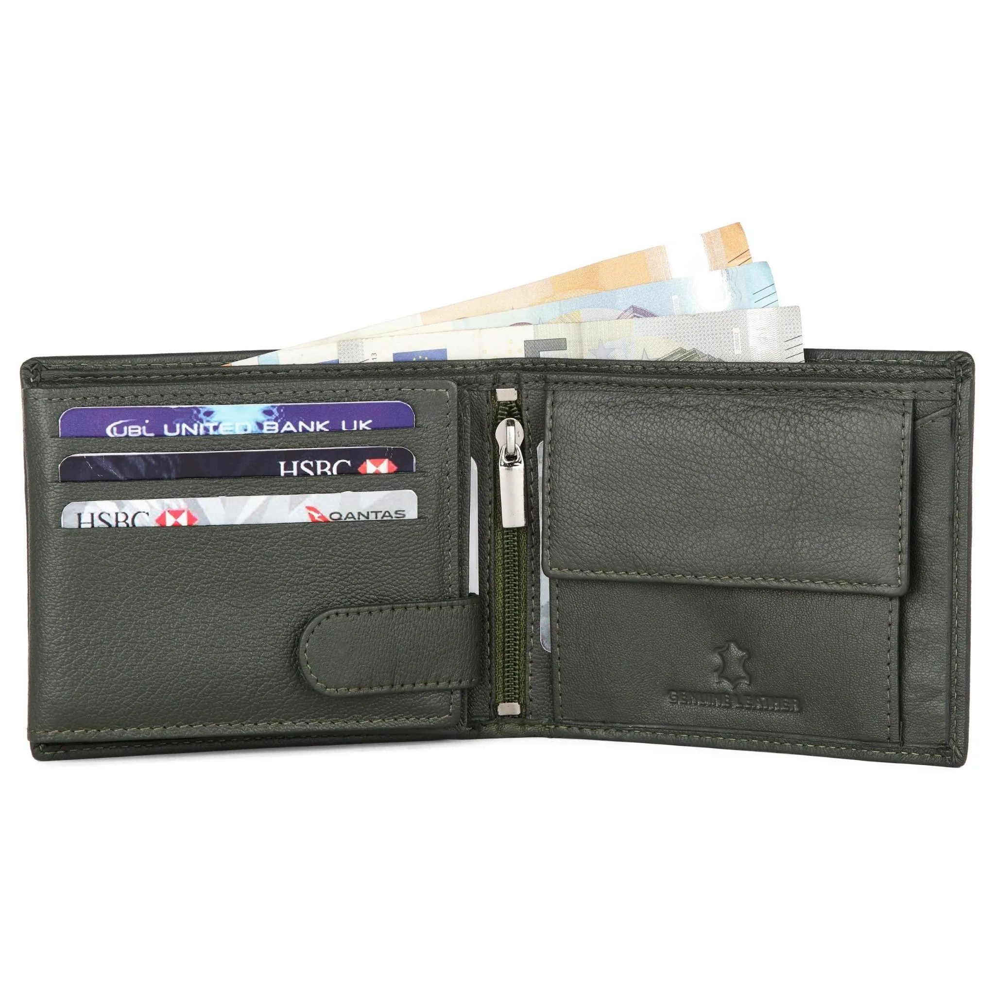 MARCUS RFID Protected Leather Wallet for Men