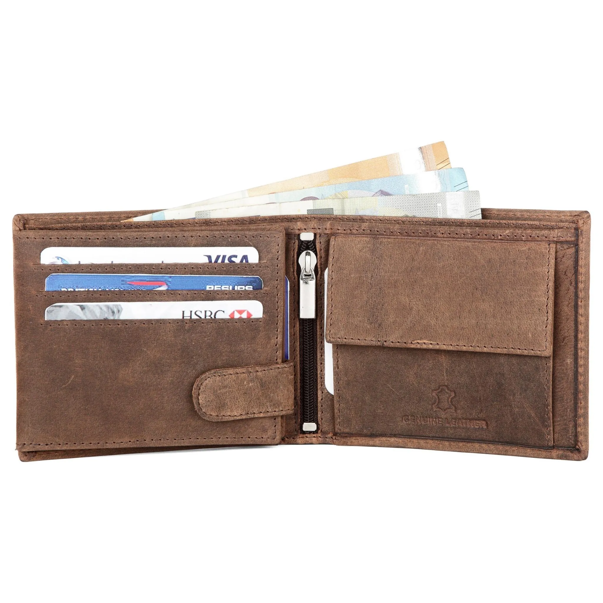 MARCUS RFID Protected Leather Wallet for Men