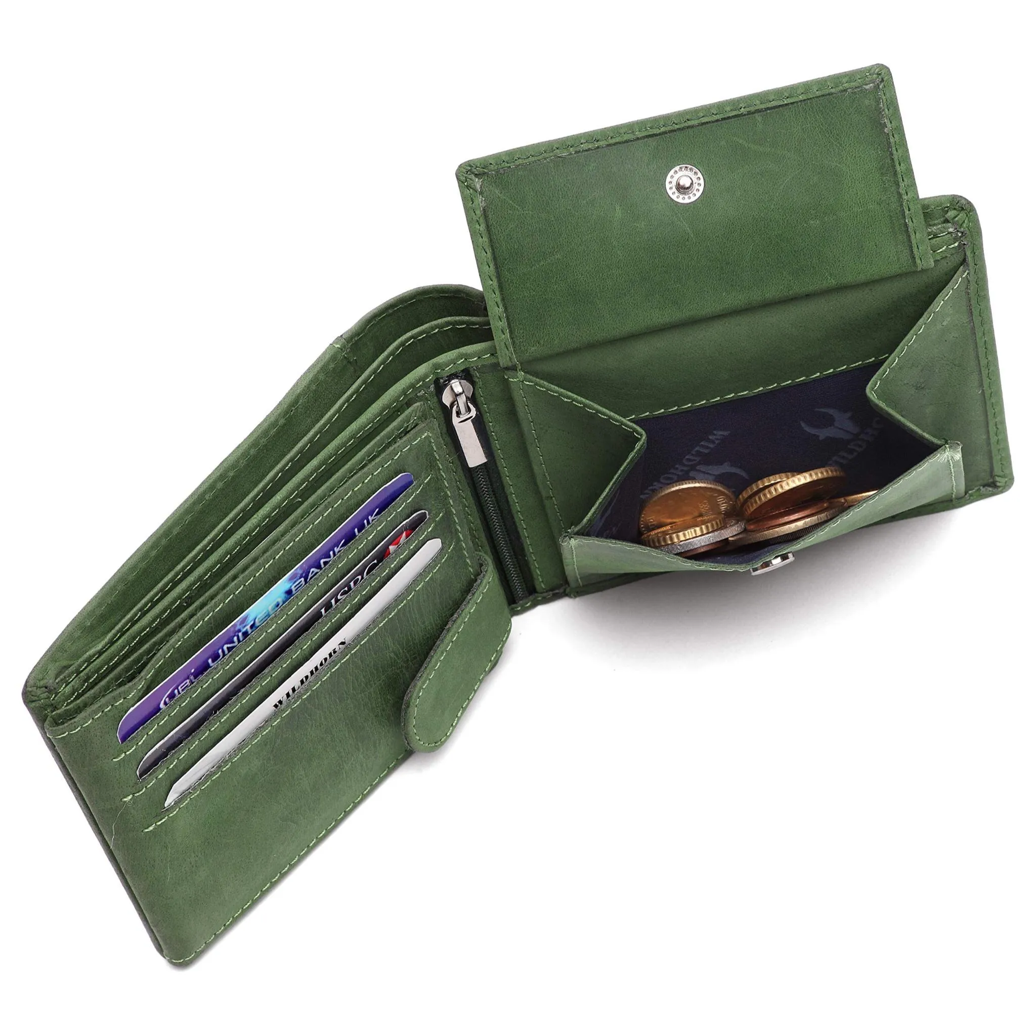 MARCUS RFID Protected Leather Wallet for Men