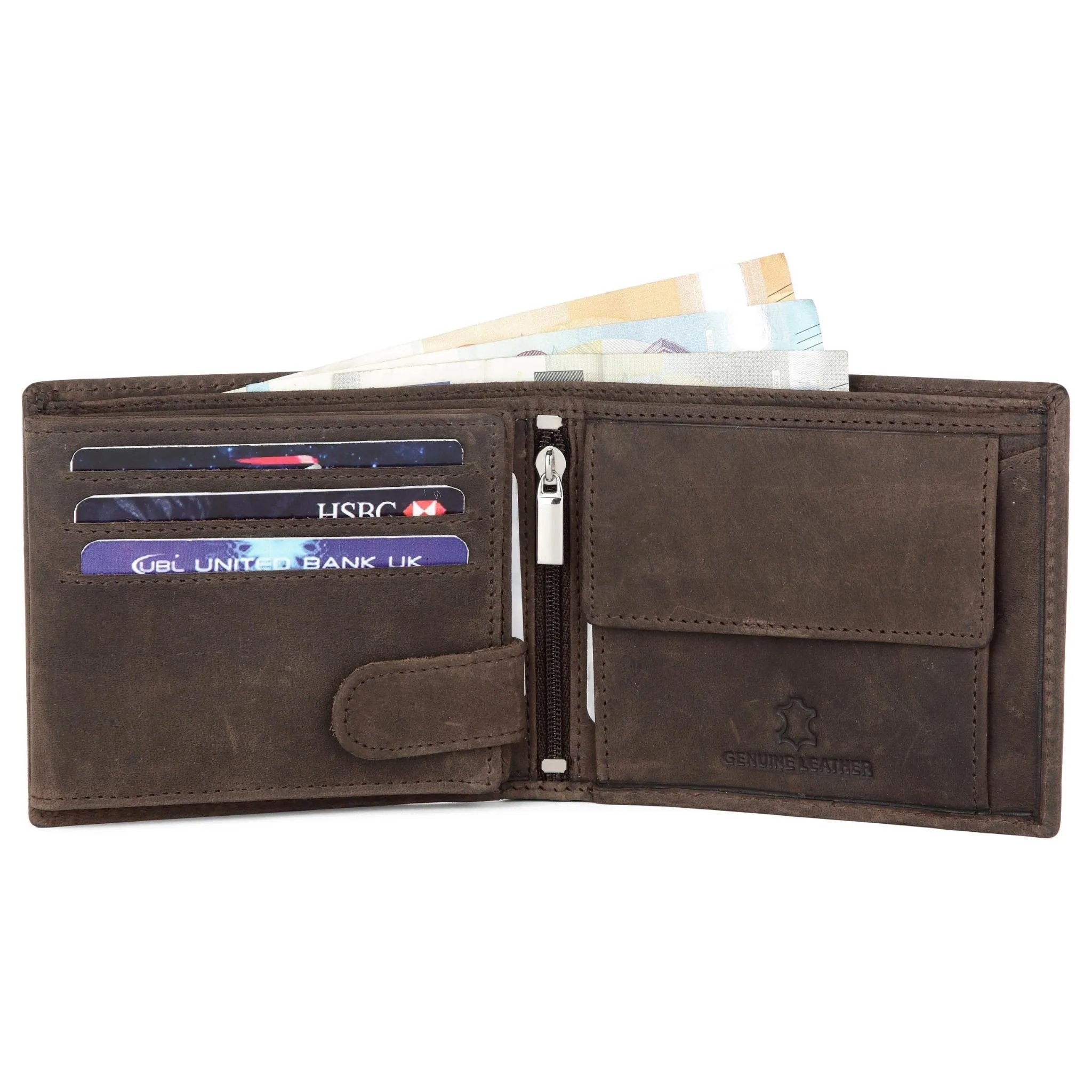 MARCUS RFID Protected Leather Wallet for Men