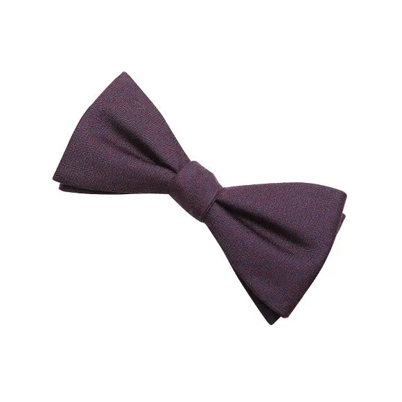 Maroon & Sapphire Fusion Bow Tie