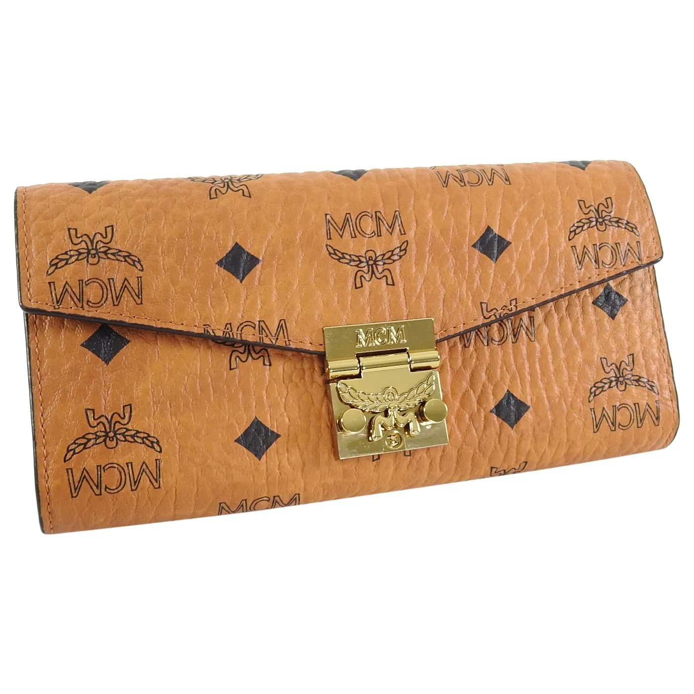 MCM Patricia Logo Continental Wallet