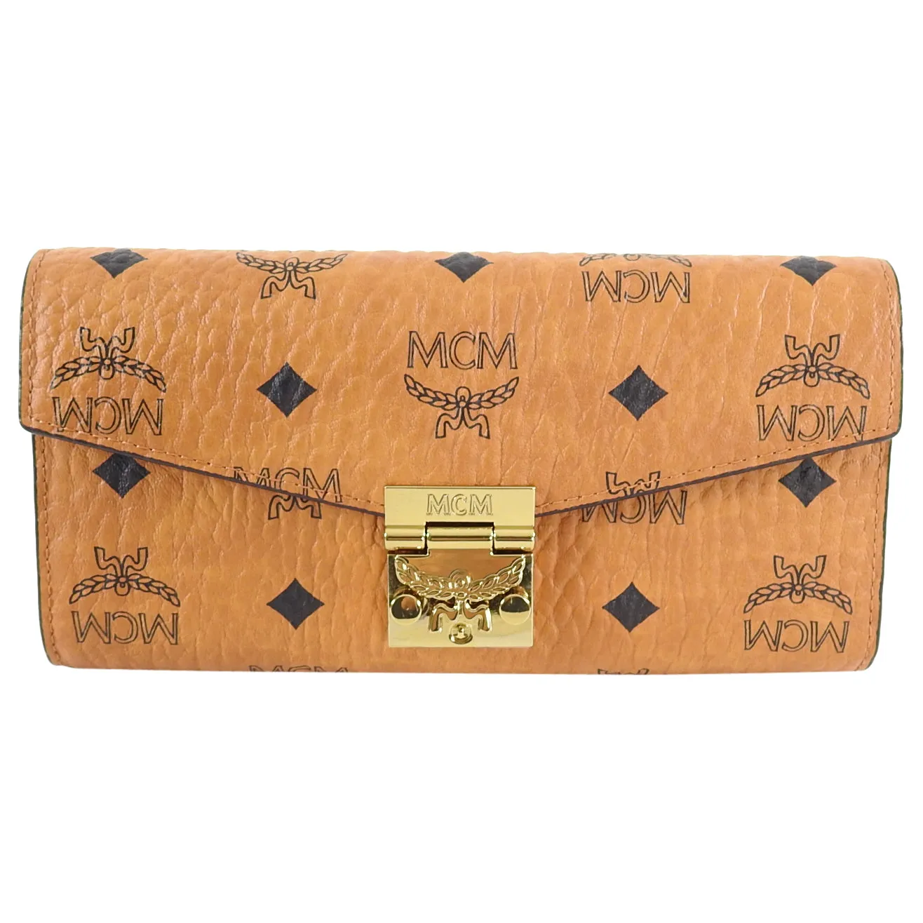 MCM Patricia Logo Continental Wallet