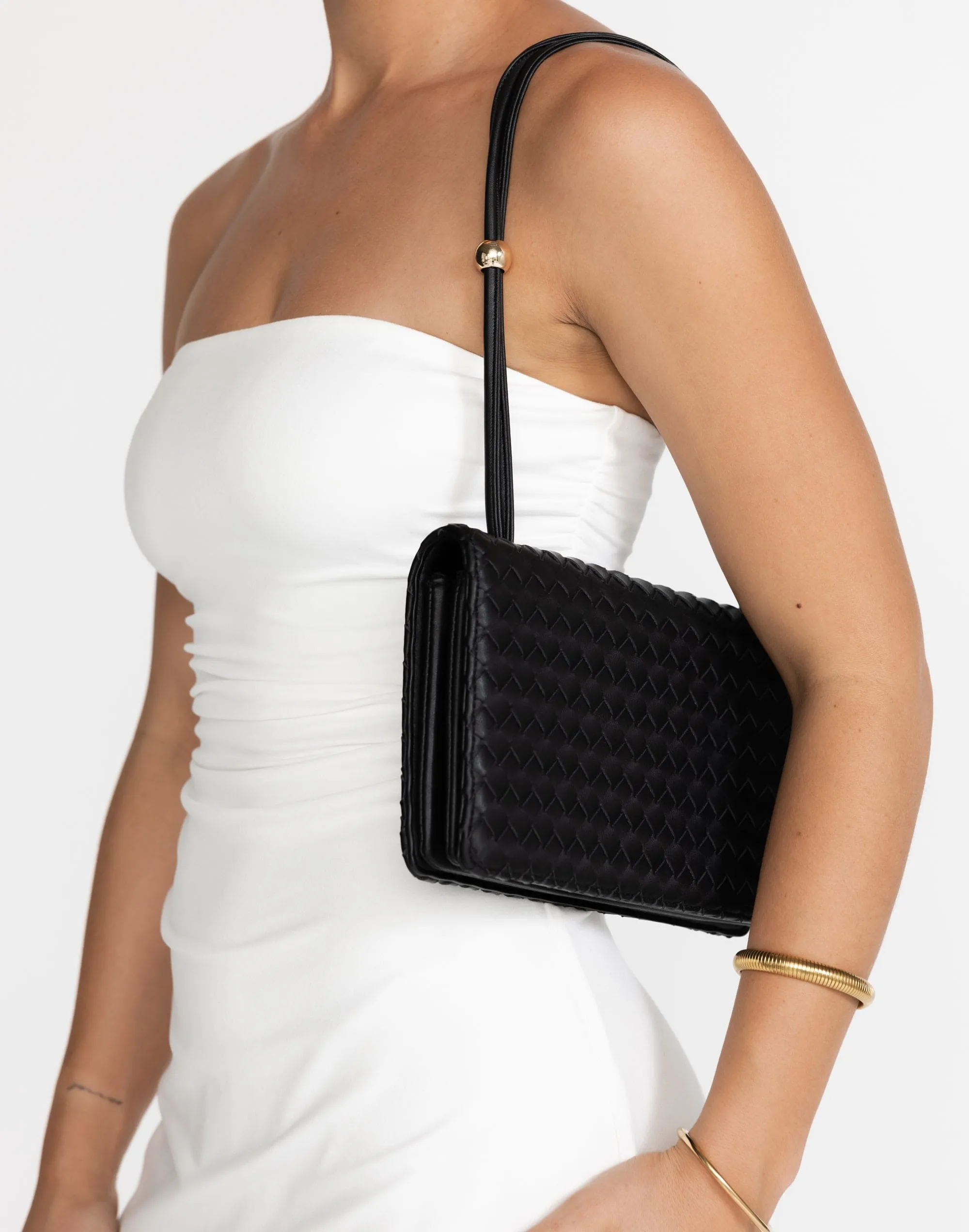 Mina Shoulder Bag (Black) - By Billini