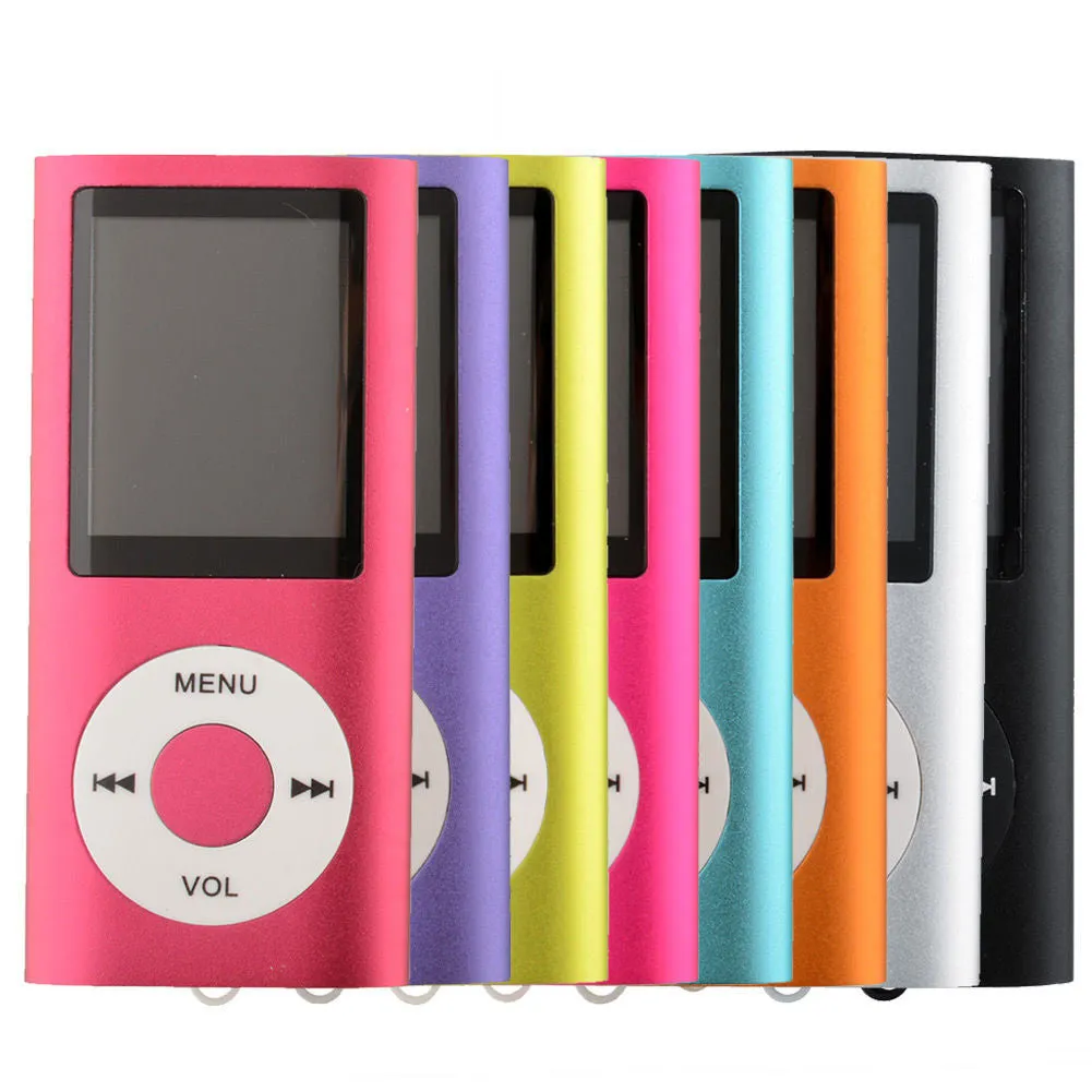 Mp4 Player 32Gb 8-colors 4th 1.8 screen MP4 video Radio music movie player SD/TF card Mp4 Player Dab Radio