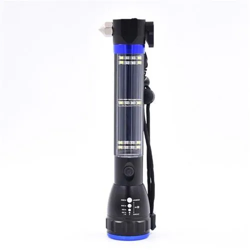 Multi-function High Power Solar Rechargeable Torch