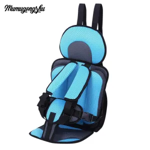 Mumugongzhu Kids Safety Thickening Cotton Adjustable Children Car Seat