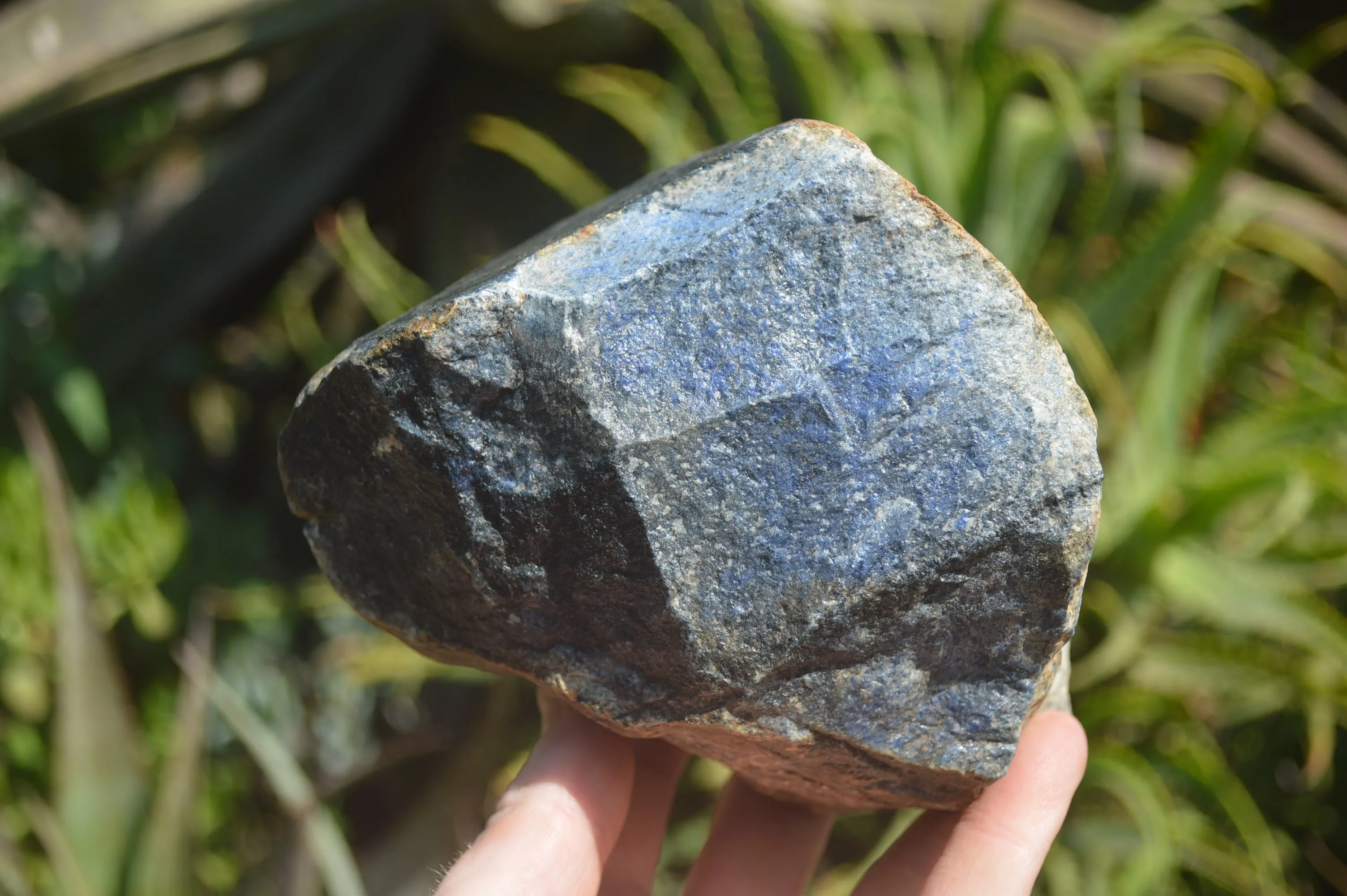 Natural Dumortierite Specimens x 5 From Mozambique