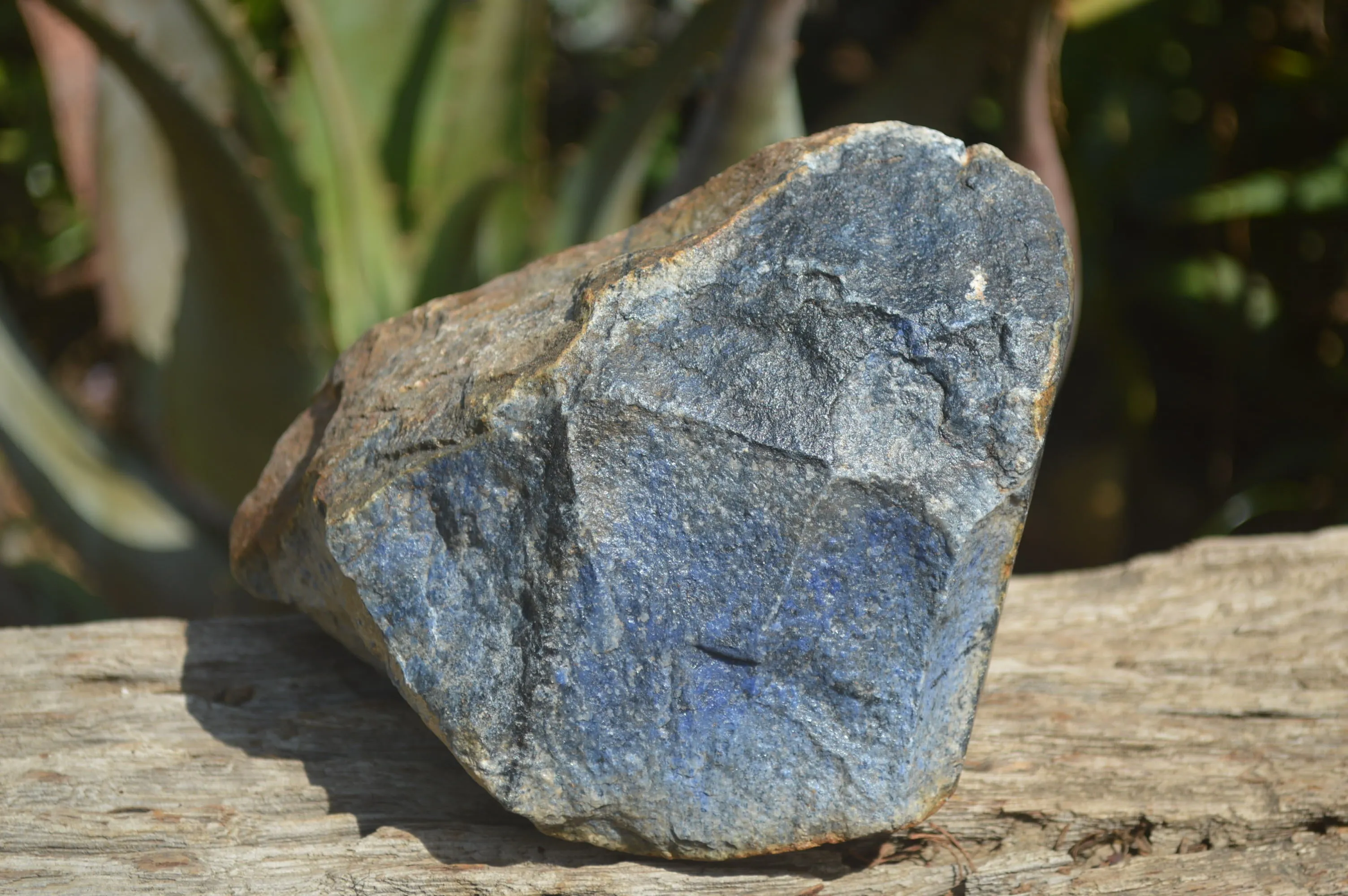 Natural Dumortierite Specimens x 5 From Mozambique